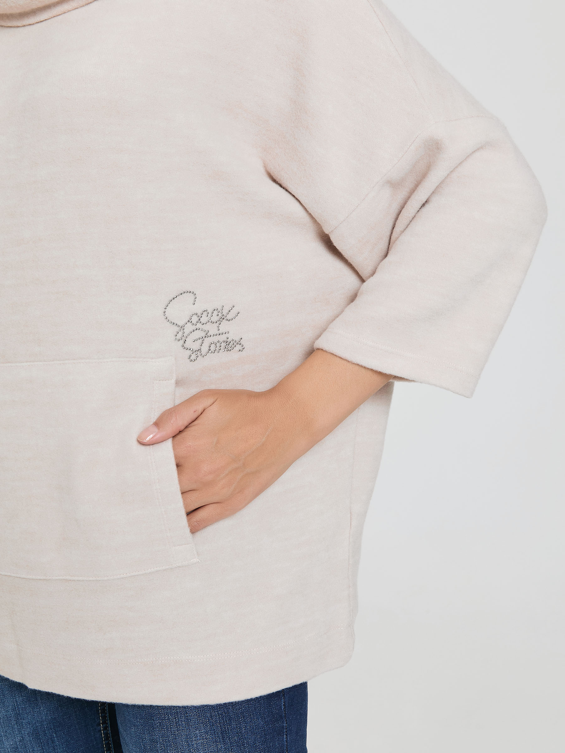 пуловер oversize cool sand mel.