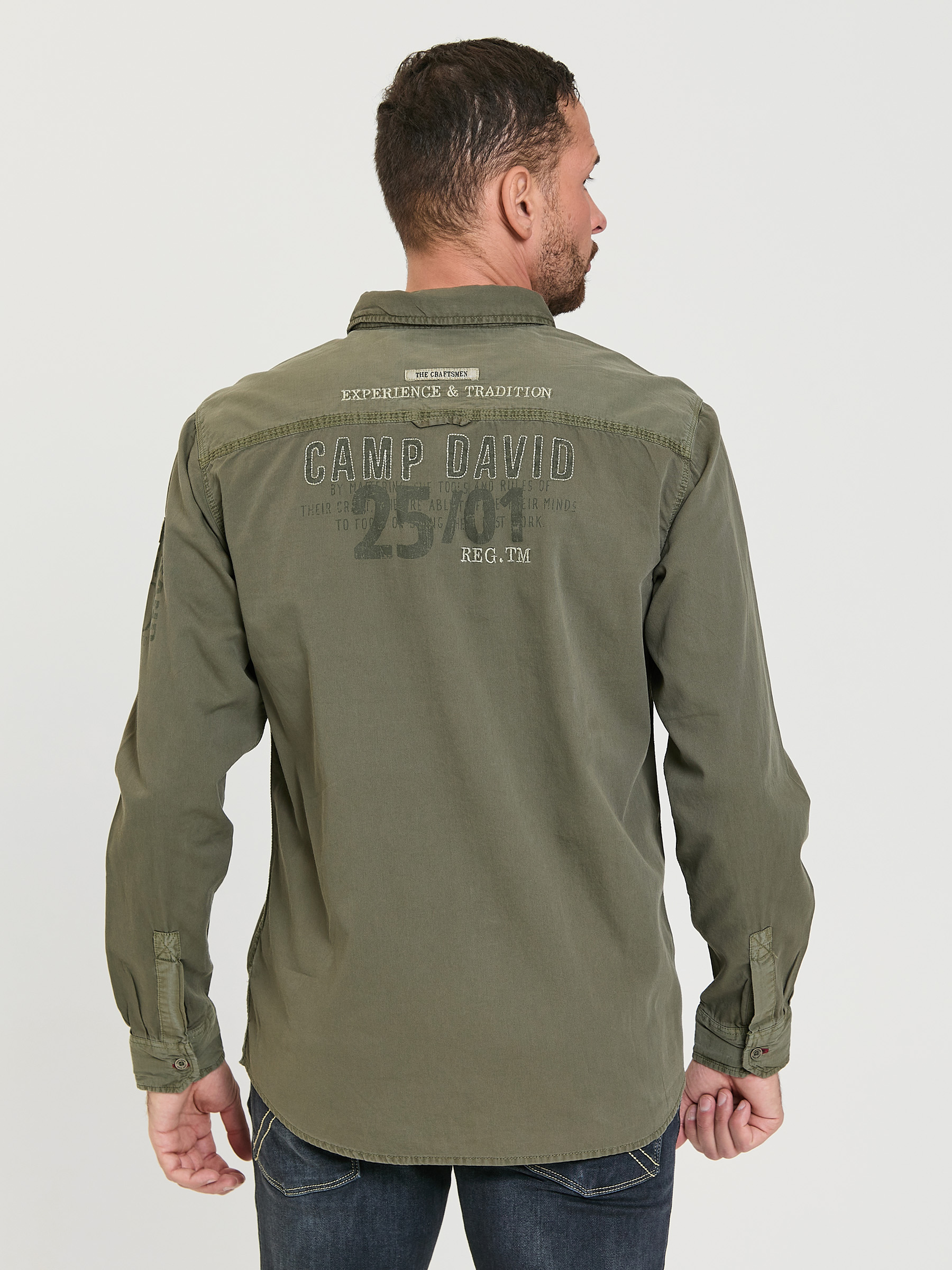 рубашка medium khaki