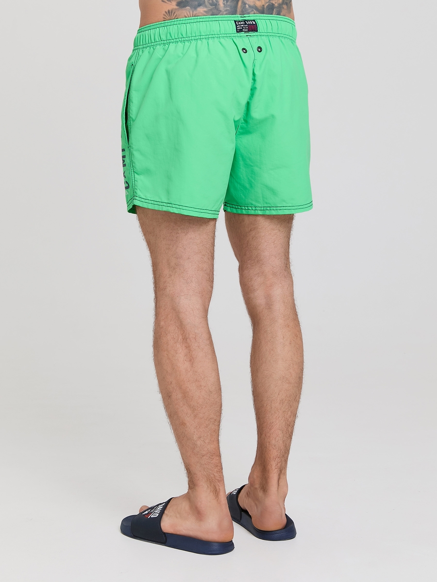 шорты пляжные electric green