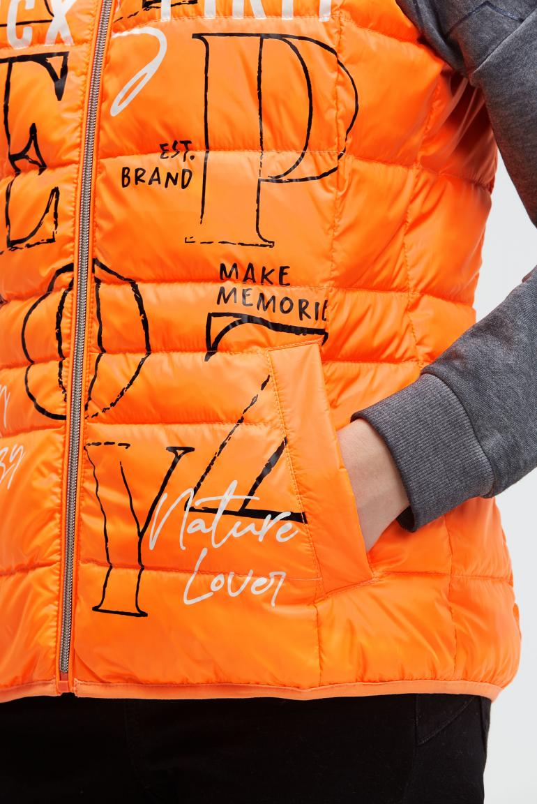 жилет brilliant orange neon