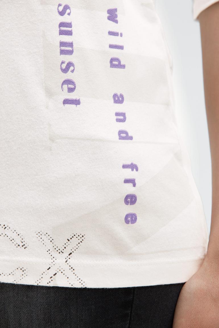 футболка 3/4 ivory