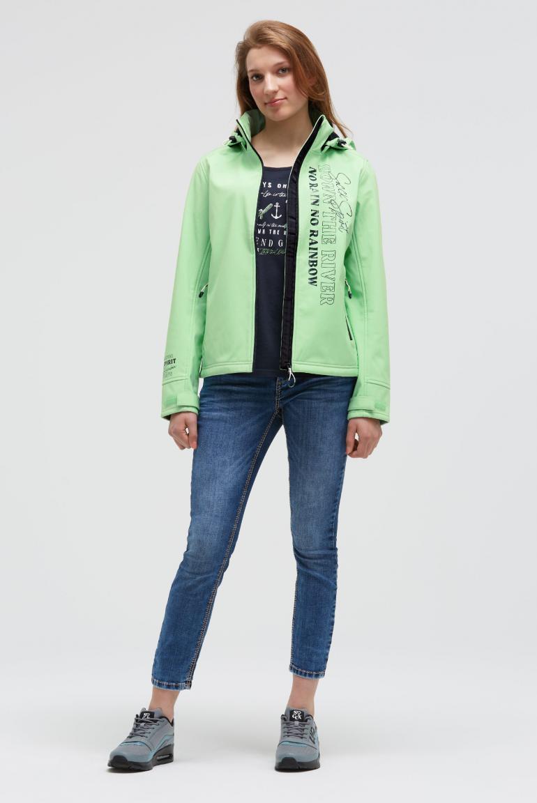 куртка softshel milky green
