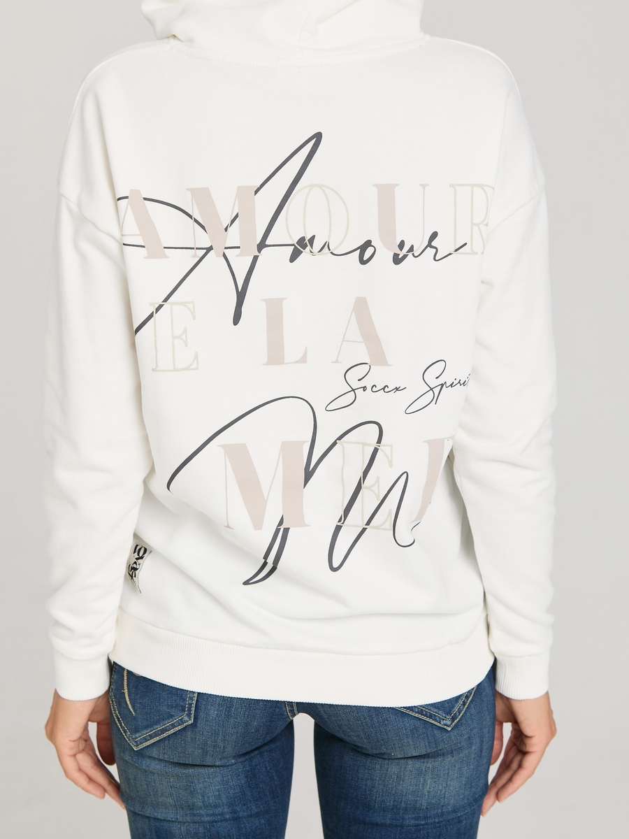 худи oversize ivory