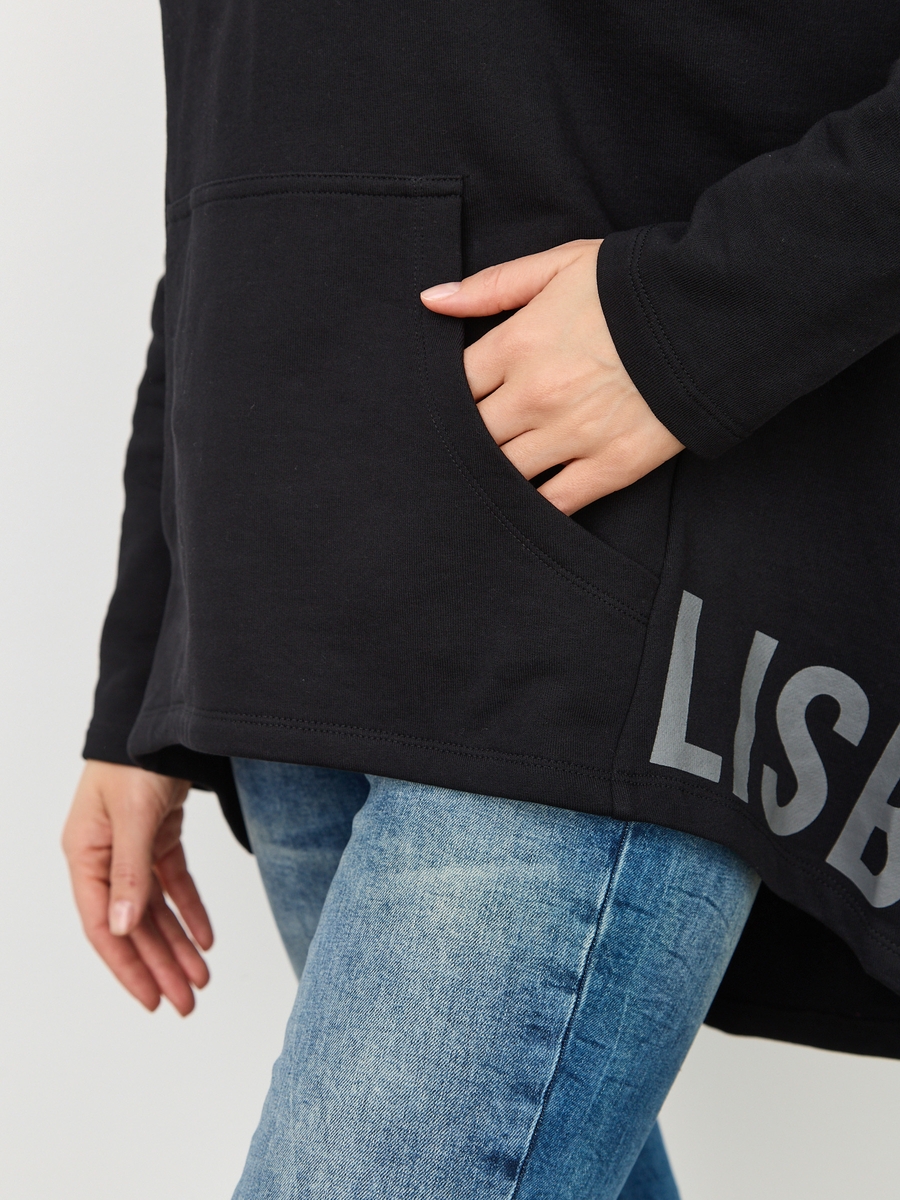 худи oversize black
