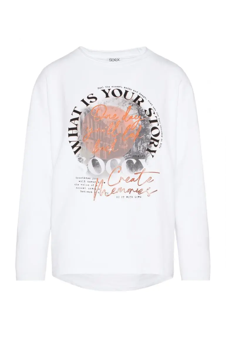 свитшот oversize opticwhite