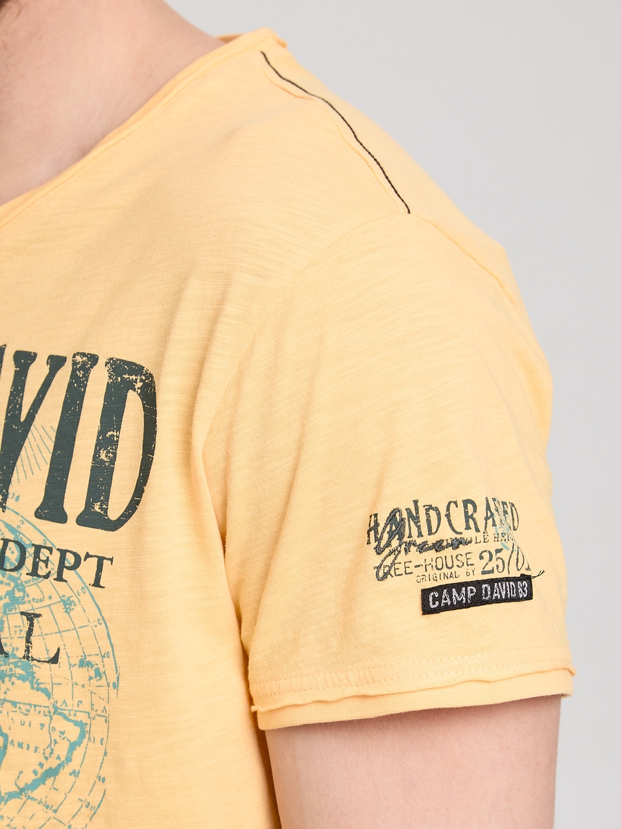 футболка  GOTS 100% mountain yellow