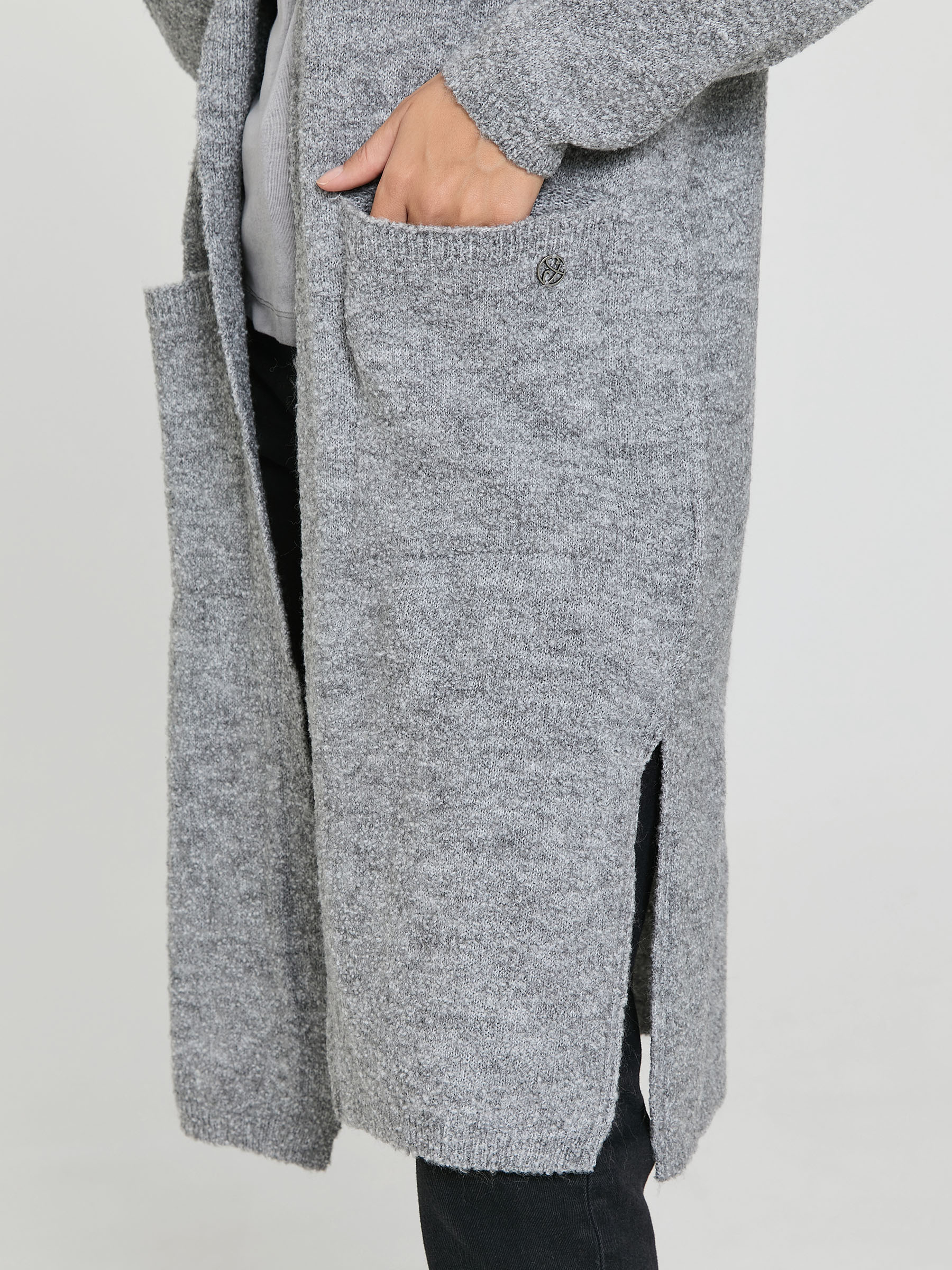 кардиган dark ash melange