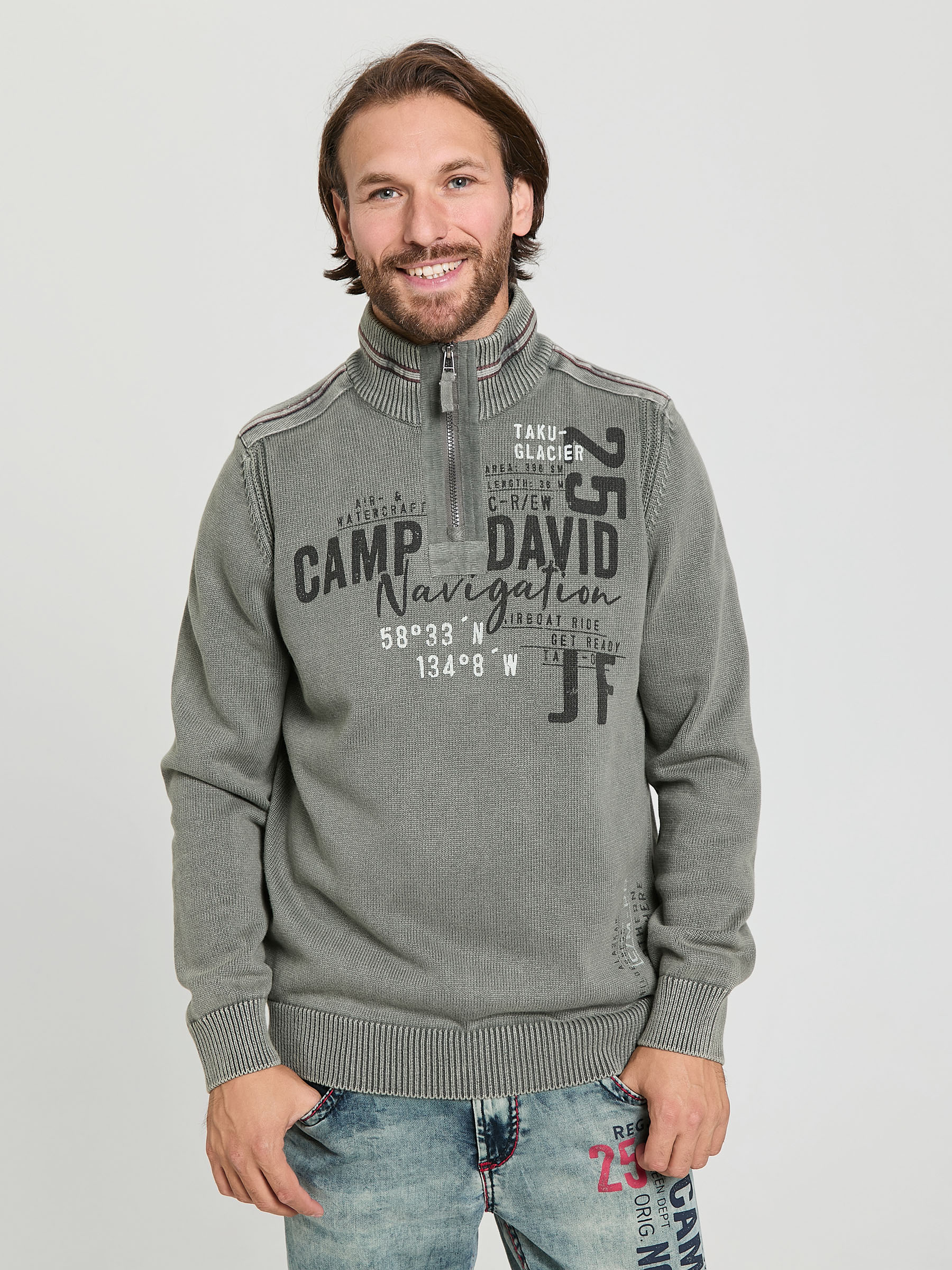 пуловер medium khaki