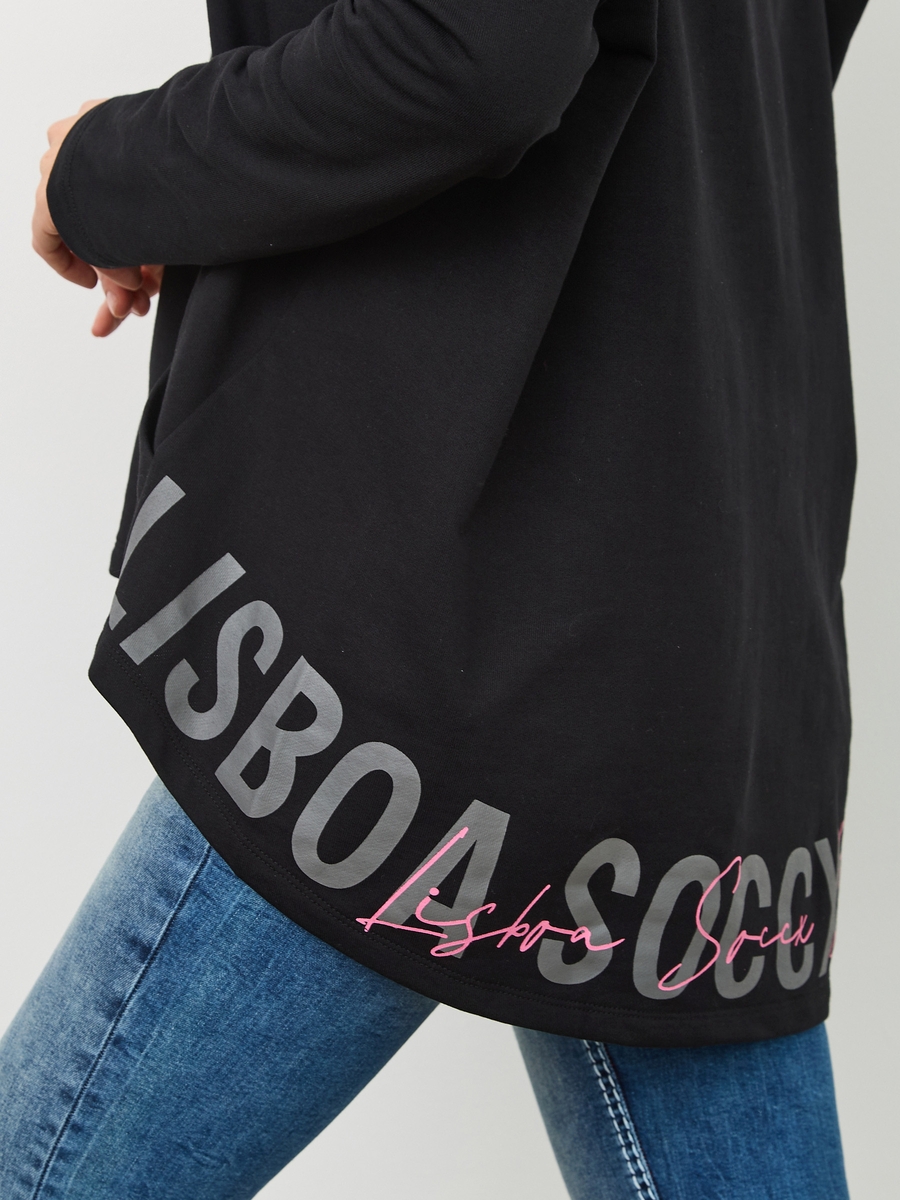 худи oversize black