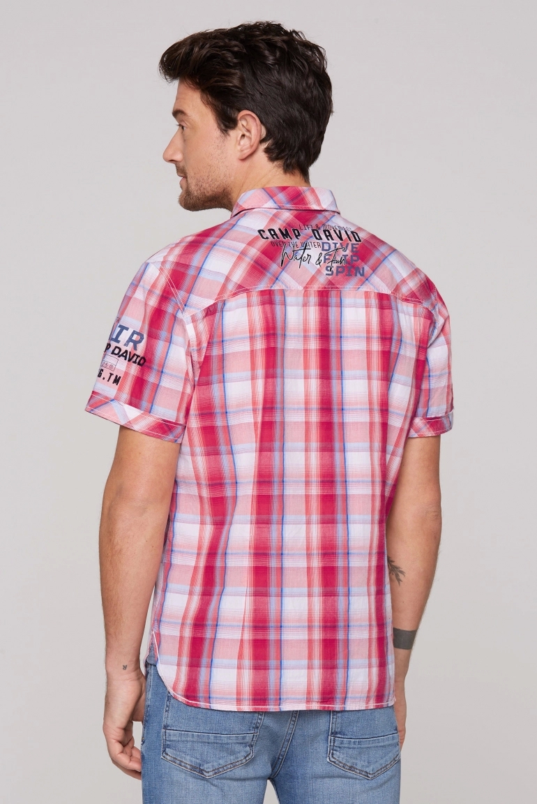 рубашка nautical red