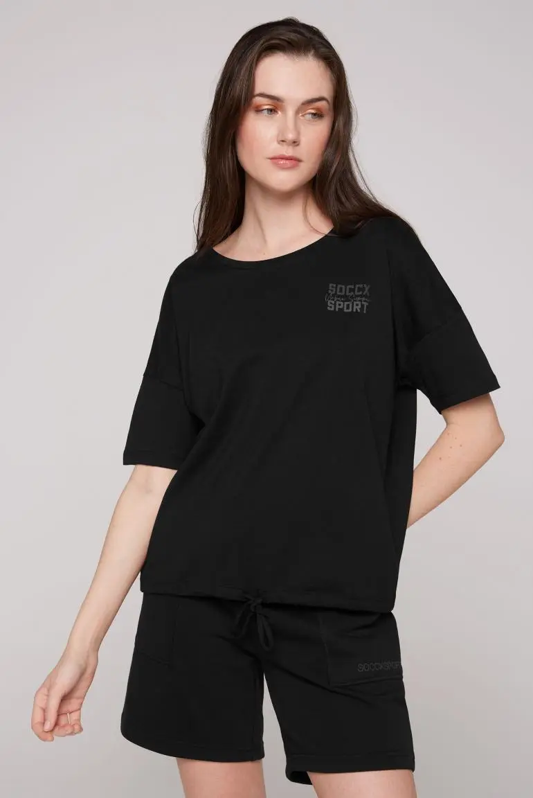 футболка oversize black