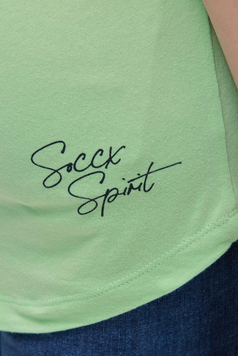 футболка milky green