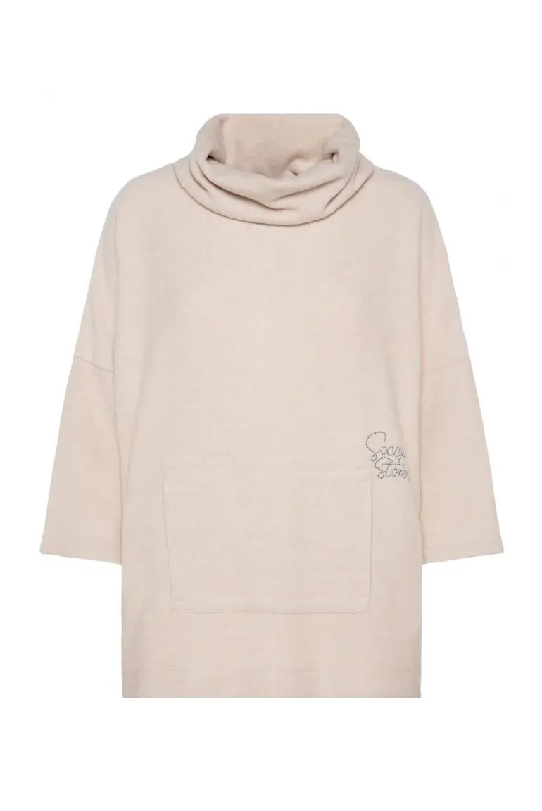 пуловер oversize cool sand mel.