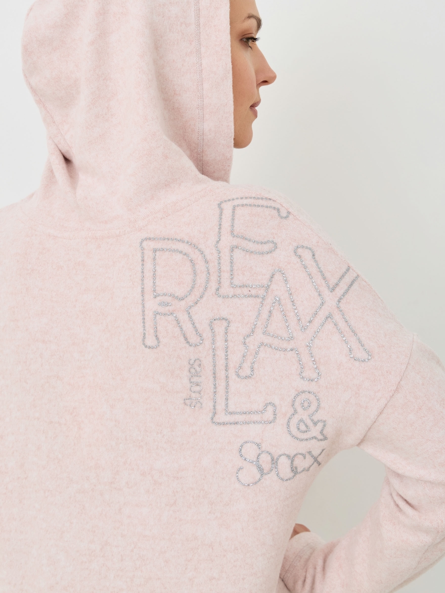 пуловер с капюшоном rose blush