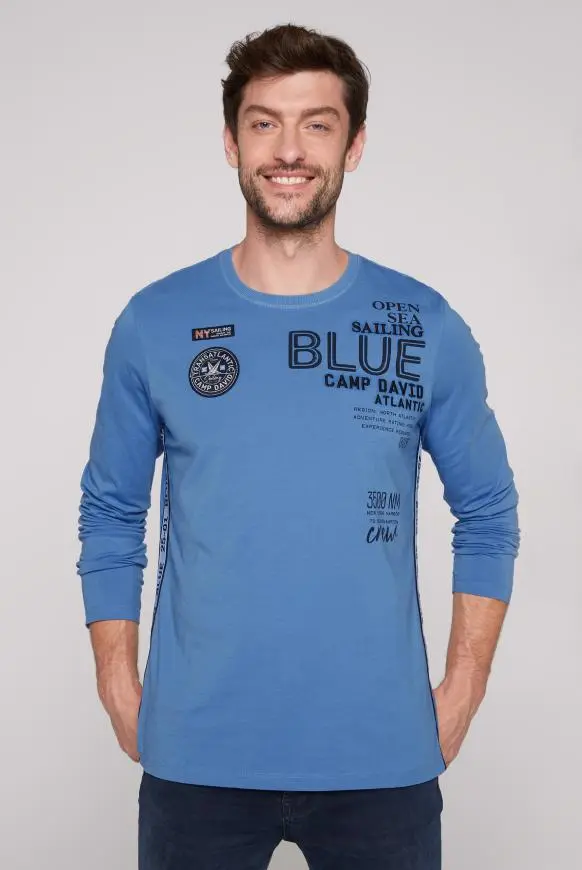 лонгслив sky blue