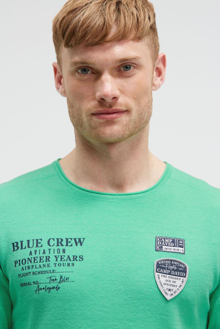 пуловер flight green