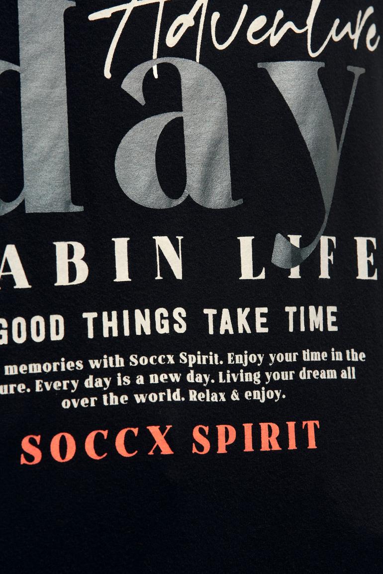 футболка 3/4 black