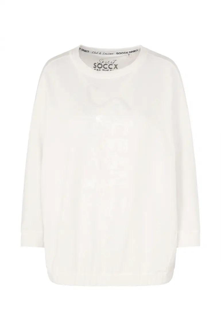 свитшот oversize ivory