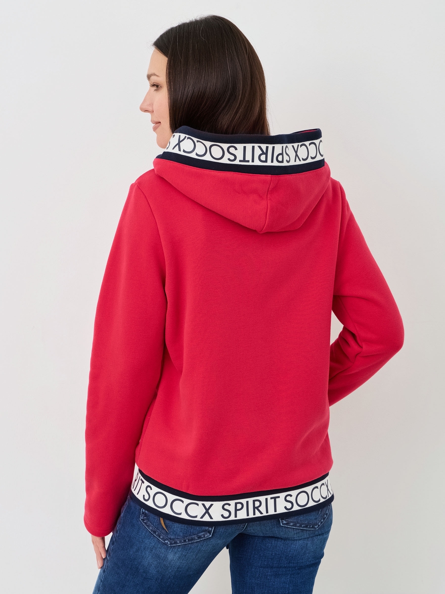 толстовка clear red