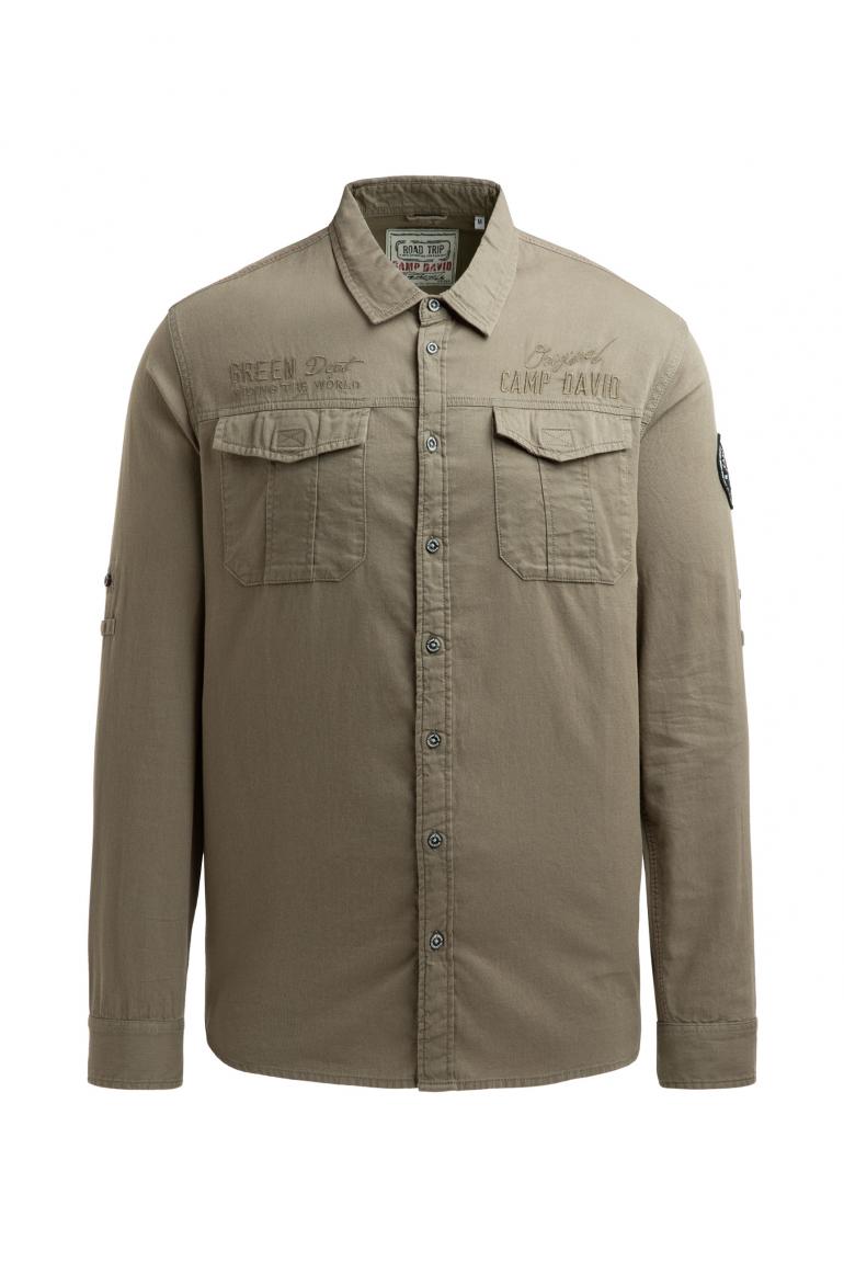 рубашка vintage khaki