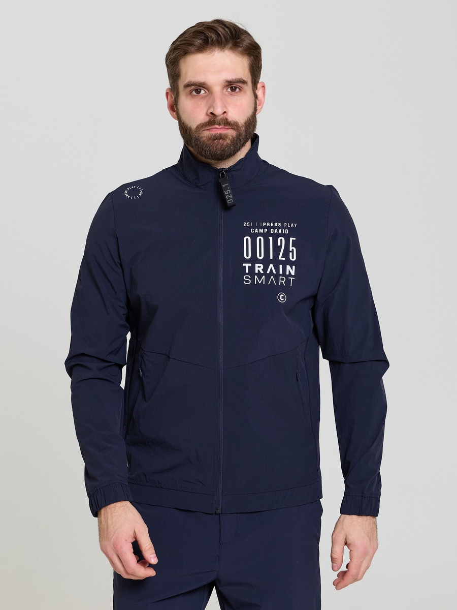 куртка для бега blue navy