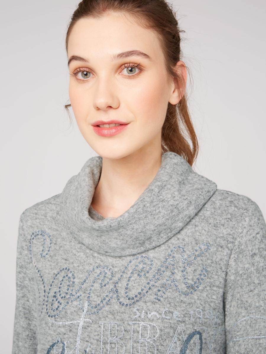 пуловер grey melange