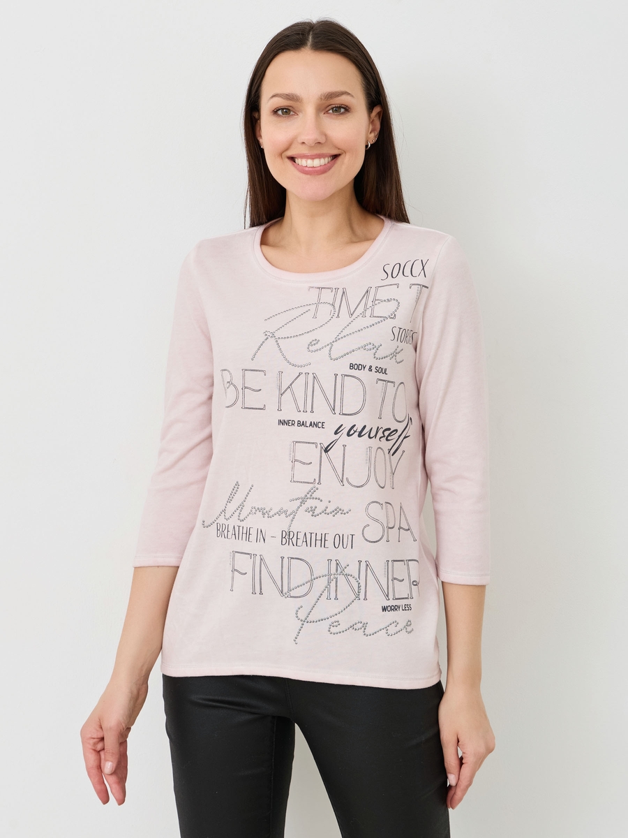 футболка 3/4  rose blush