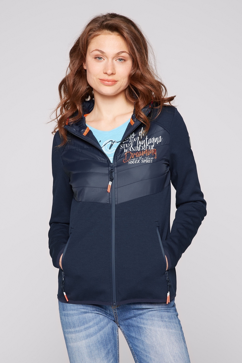 толствока с капюшоном horizon navy