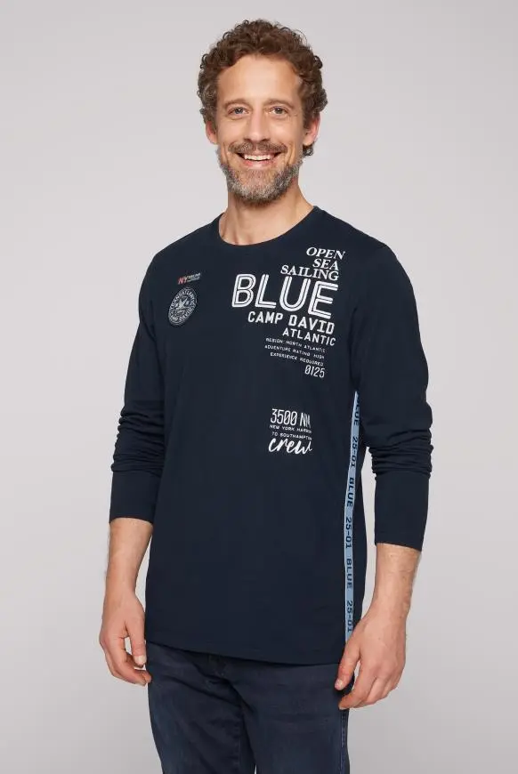 лонгслив blue navy