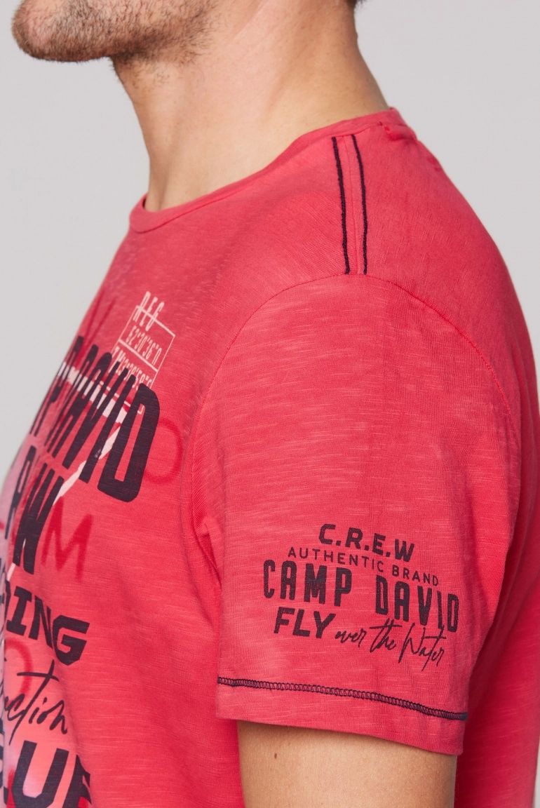футболка nautical red