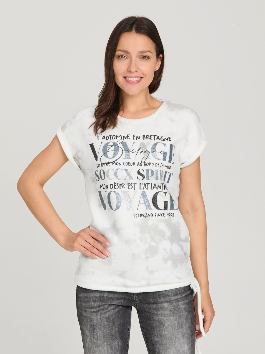 пуловер 1/2 ivory