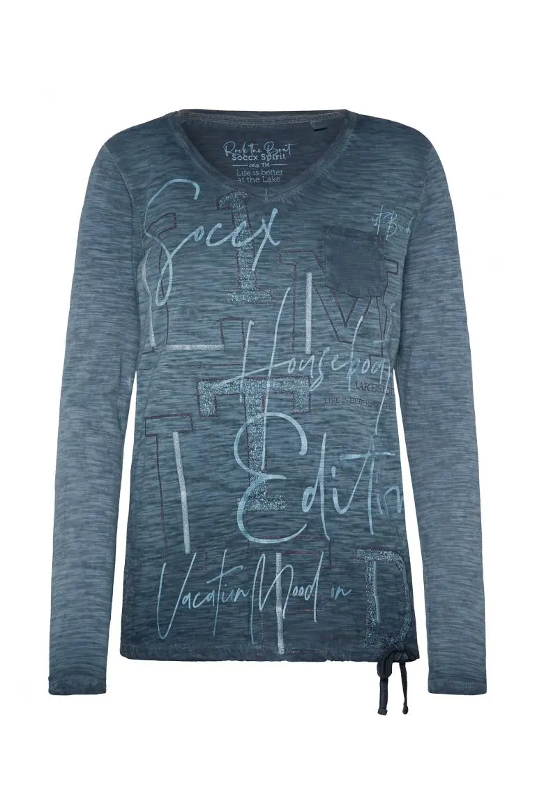 лонгслив blue navy