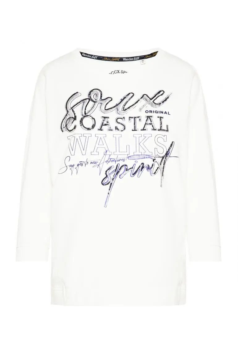 свитшот oversize ivory