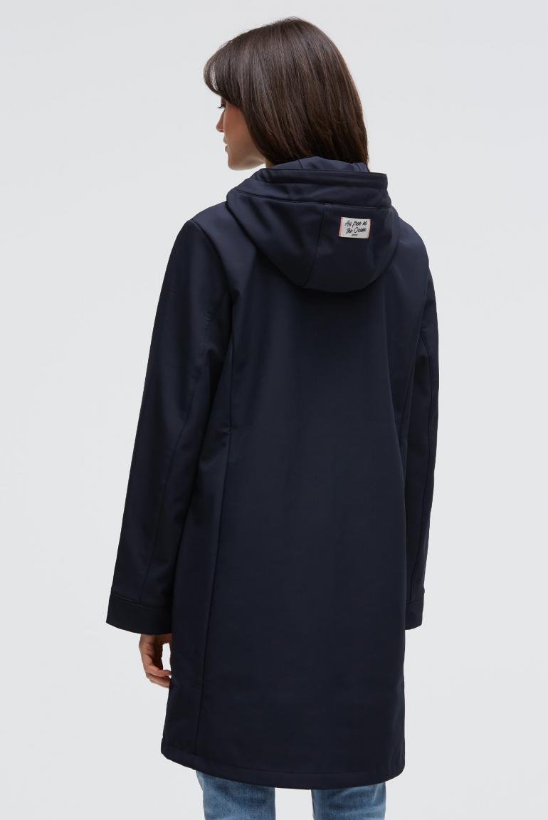 пальто softshell blue navy