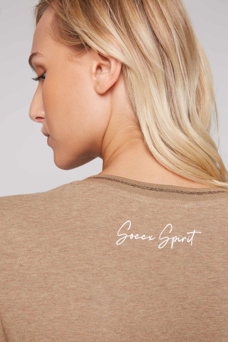 лонгслив  chestnut melange