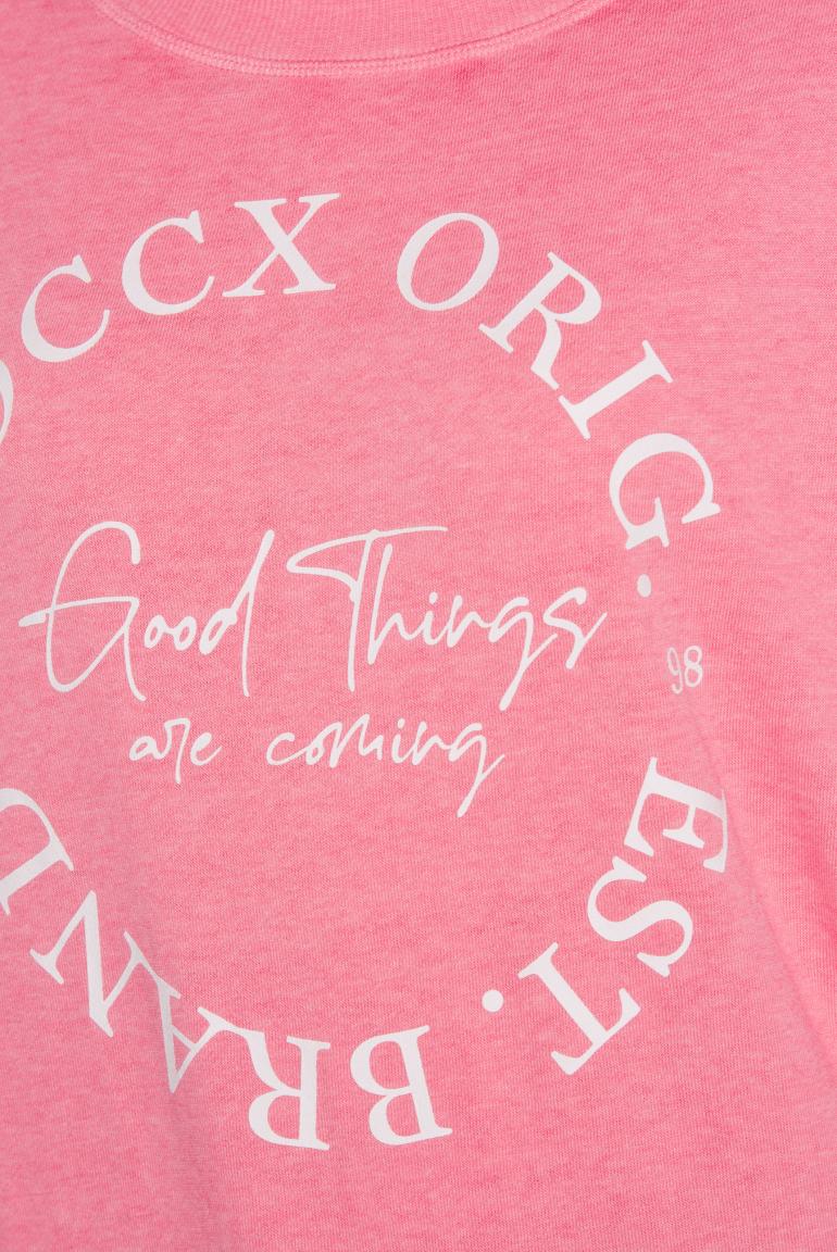 свитшот PEG:GY coral pink