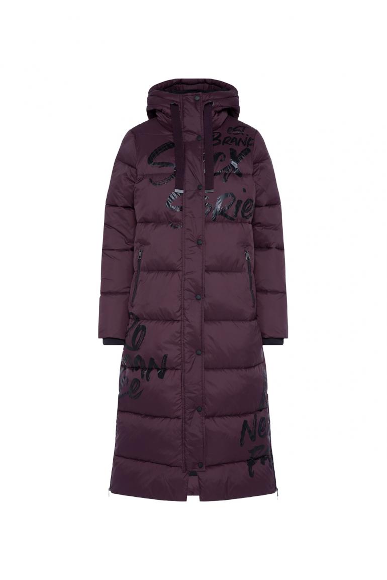 пальто night plum