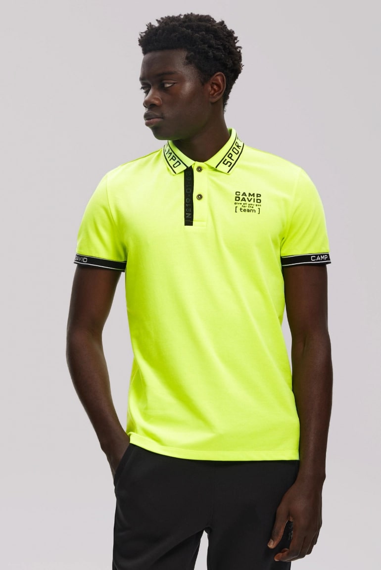 поло neon yellow