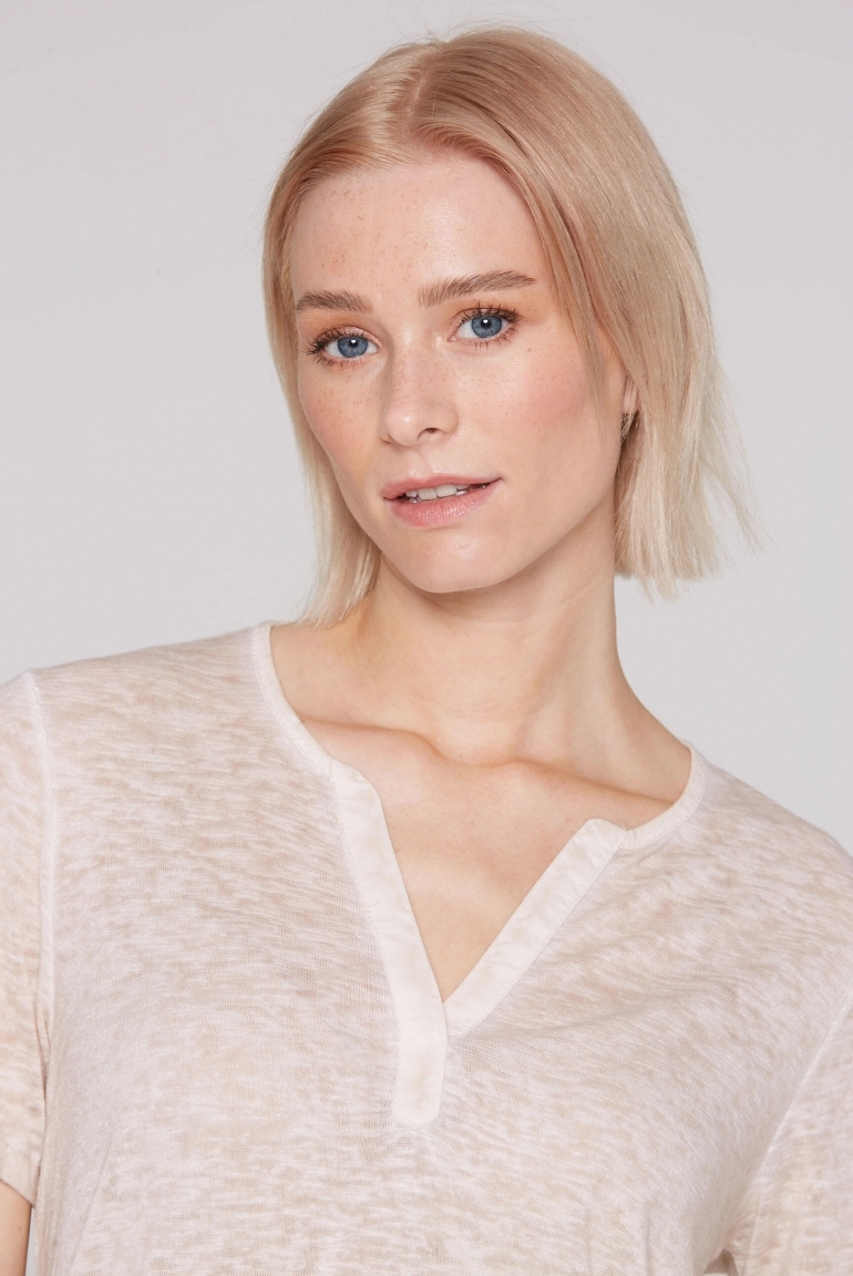 футболка milky beige
