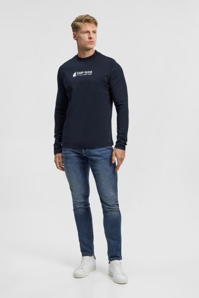 лонгслив blue navy