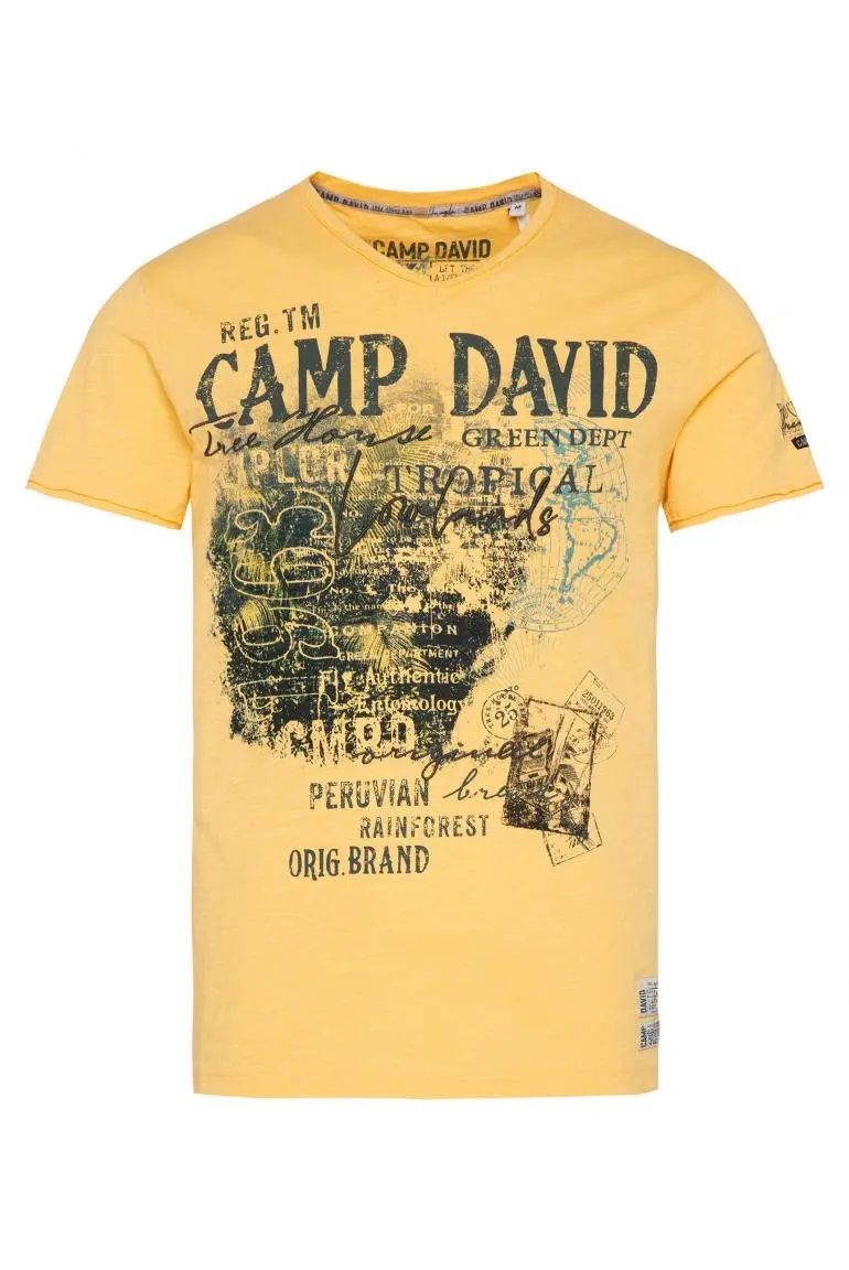 футболка  GOTS 100% mountain yellow