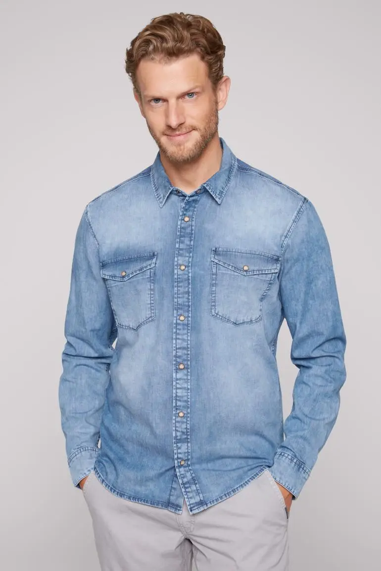 рубашка denim light blue bl.