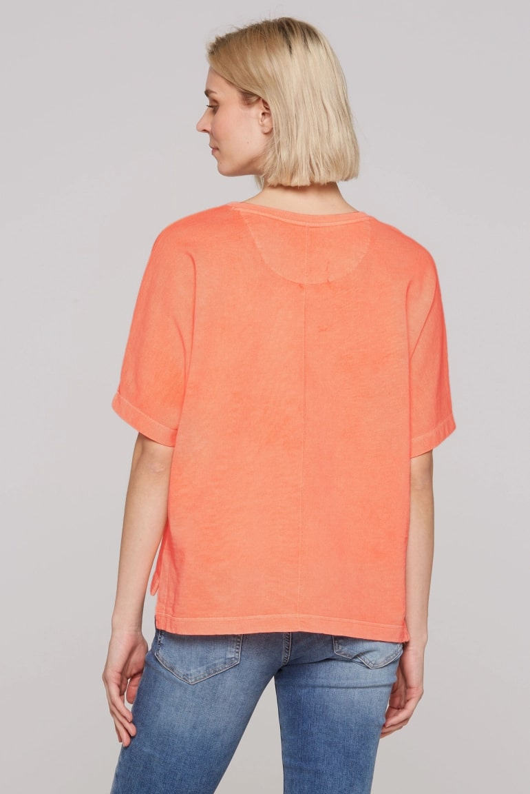 свитшот oversize electric orange