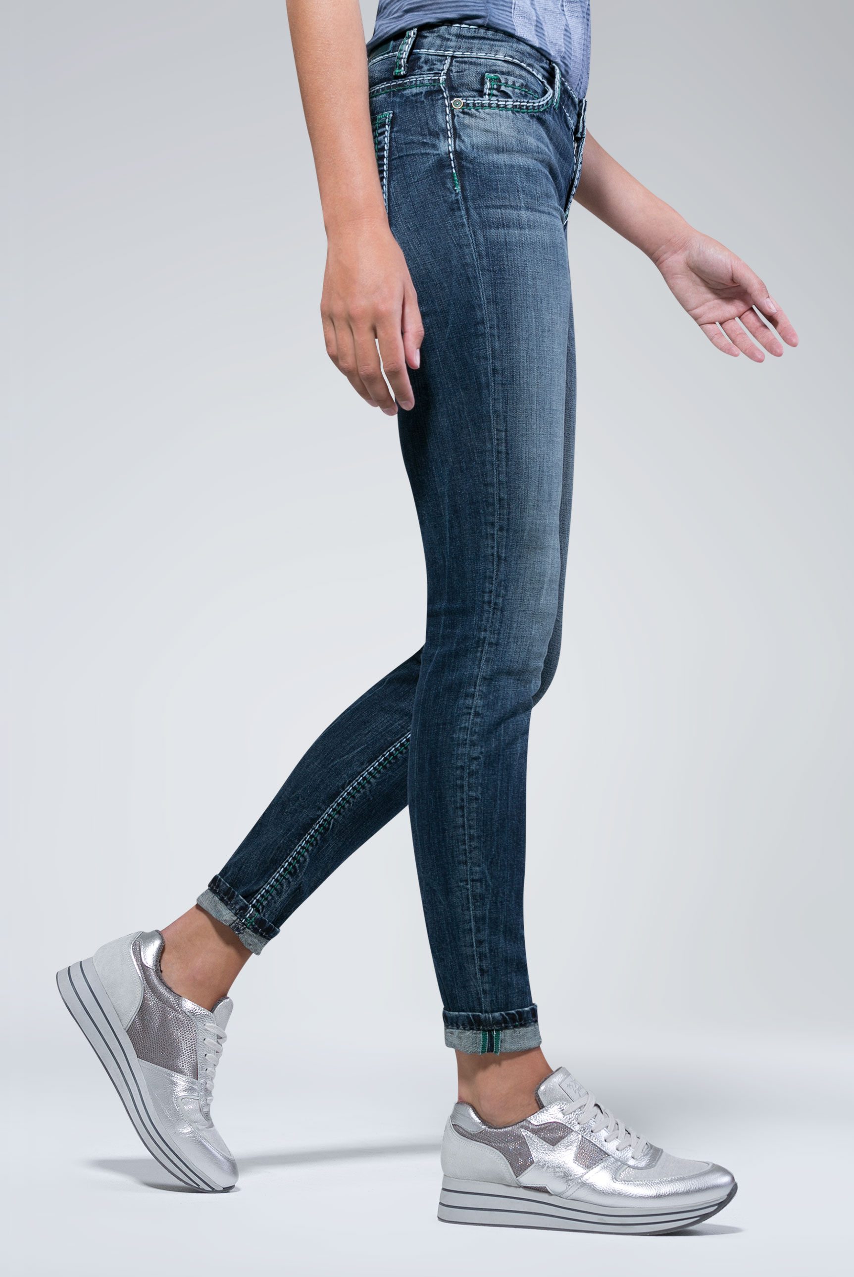 джинсы HE:DI:S125 dark used