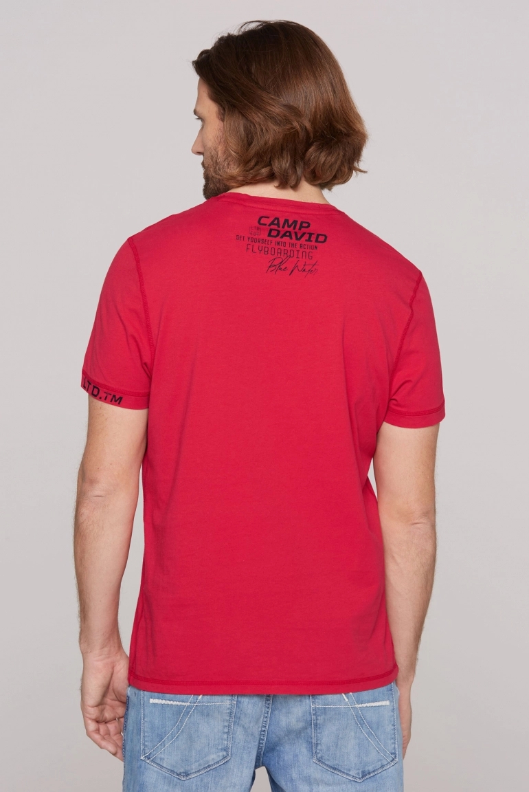 футболка nautical red