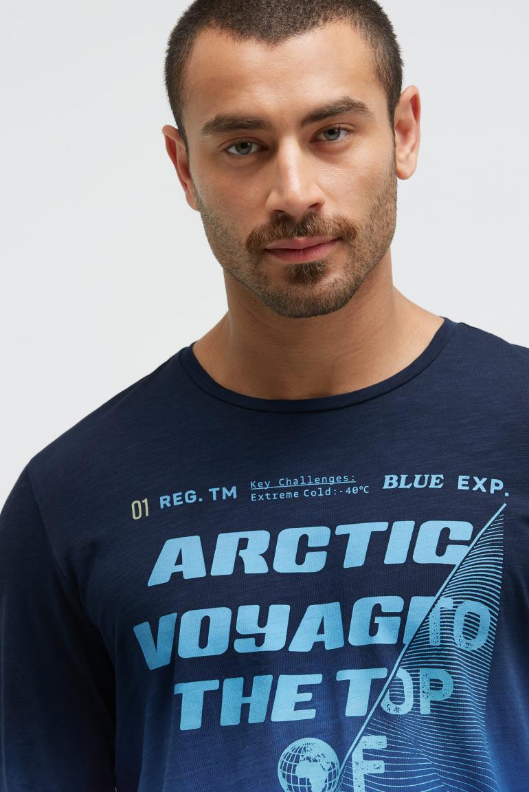 лонгслив flight blue