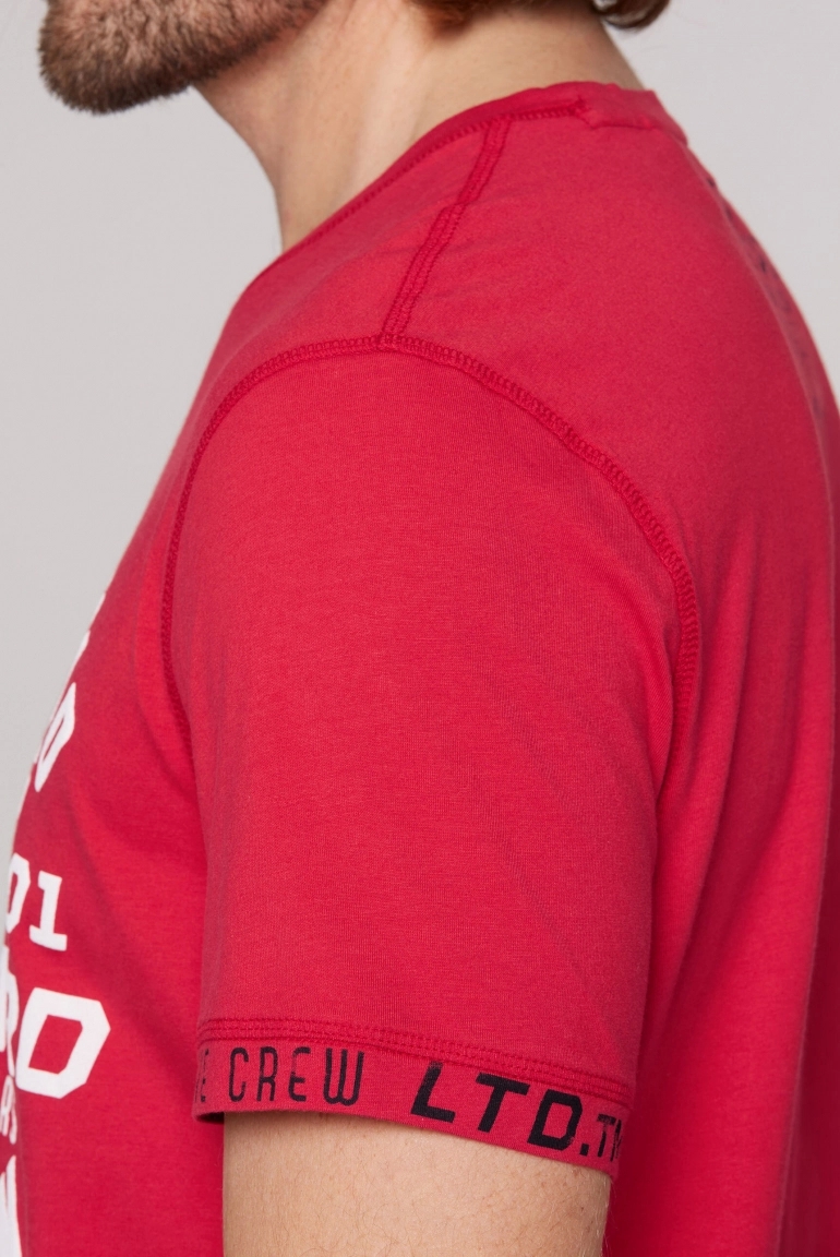 футболка nautical red