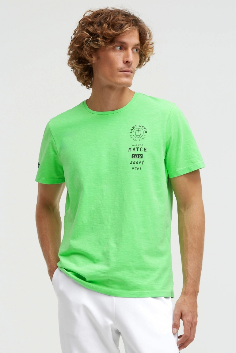 футболка tech green
