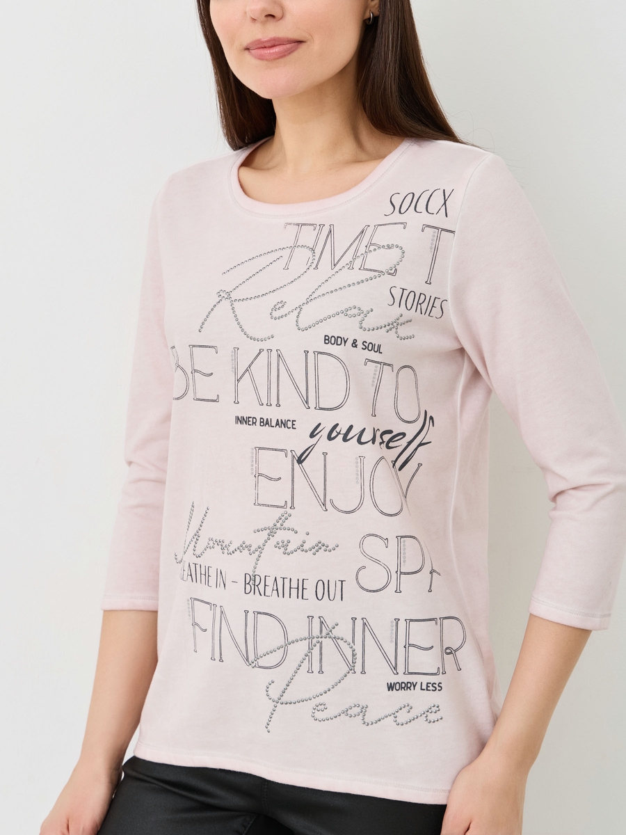 футболка 3/4  rose blush