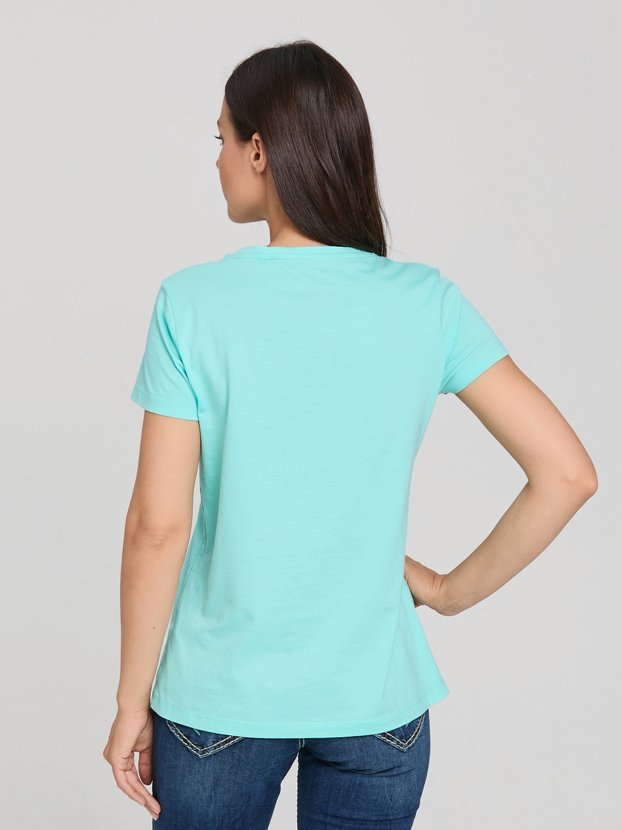 футболка flash aqua